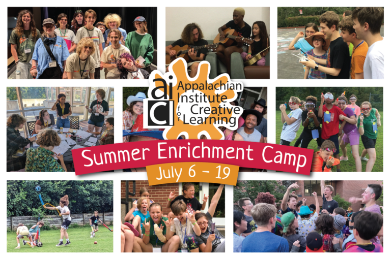 Appalachian Institute summer camp: group activities, music, games, and fun from July 6-19. Enroll now! Appalachian Institute summer camp: group activities, music, games, and fun from July 6-19. Enroll now!